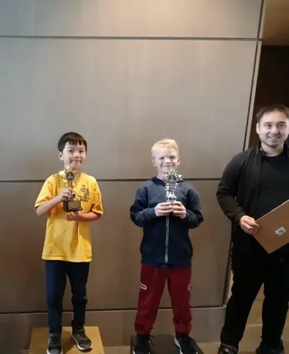 Award photograph: Liam